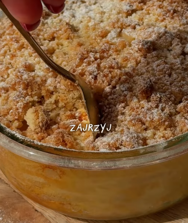 Szarlotka z kruszonką